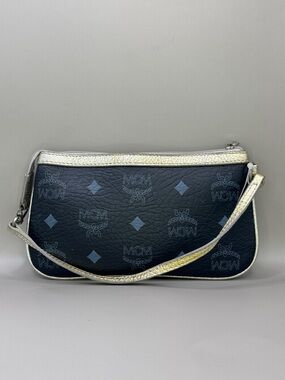 MCM Mini Visetos Wristlet